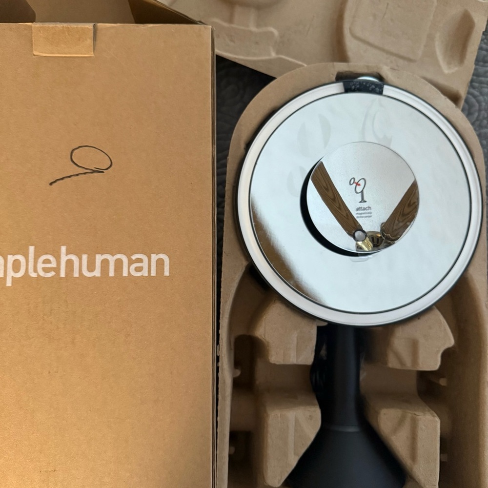 🌟SOLD🌟 New HTF Black simplehuman Makeup Mirror